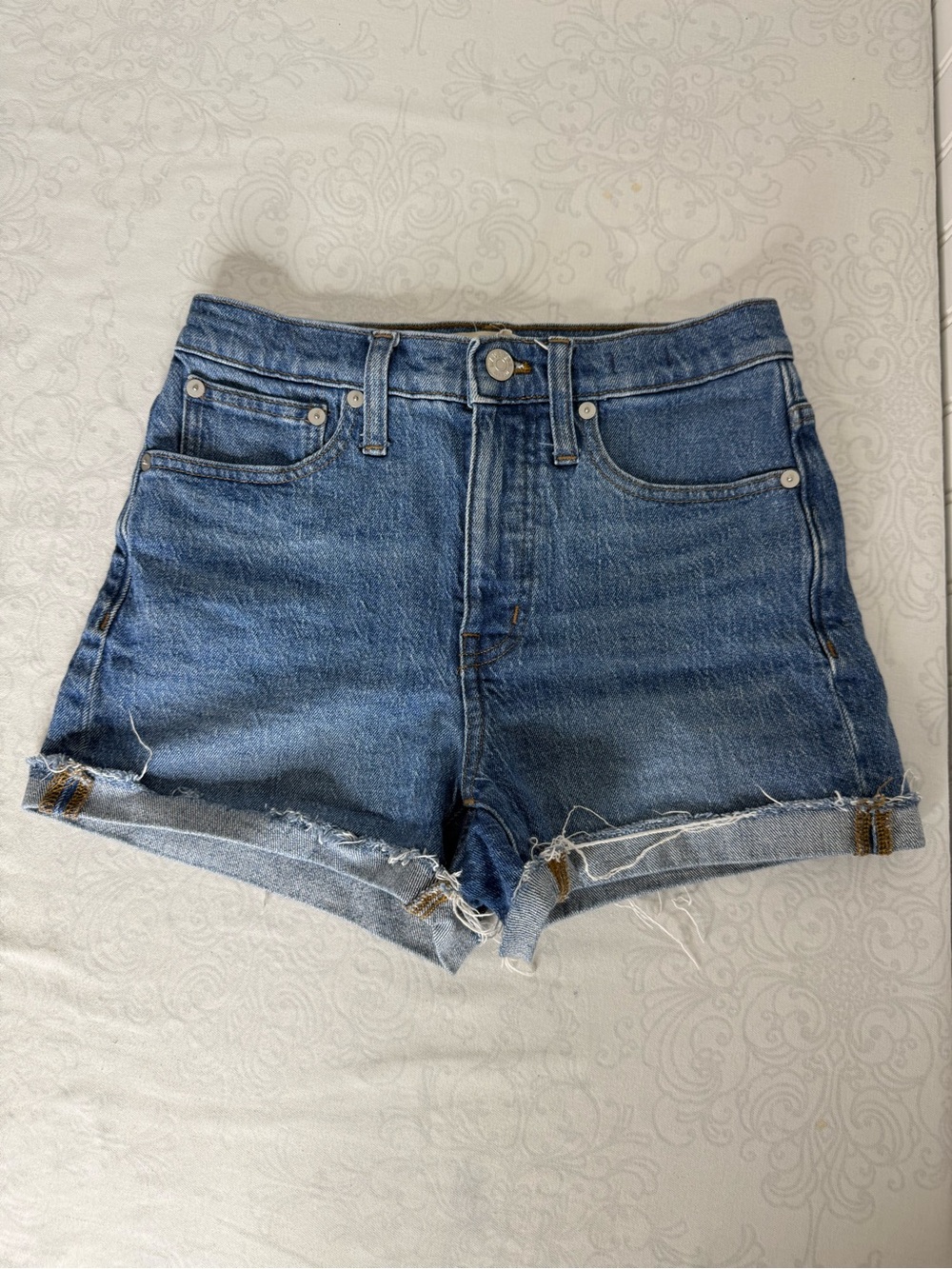 Madewell High Rise Denim Shorts Size 24